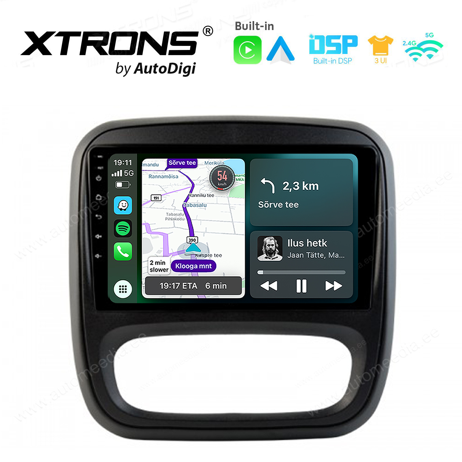 XTRONS XTR9997 Mudelikohane android multimeediakeskus gps naviraadio